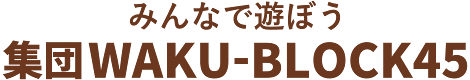 みんなで遊ぼう 集団WAKU-BLOCK45